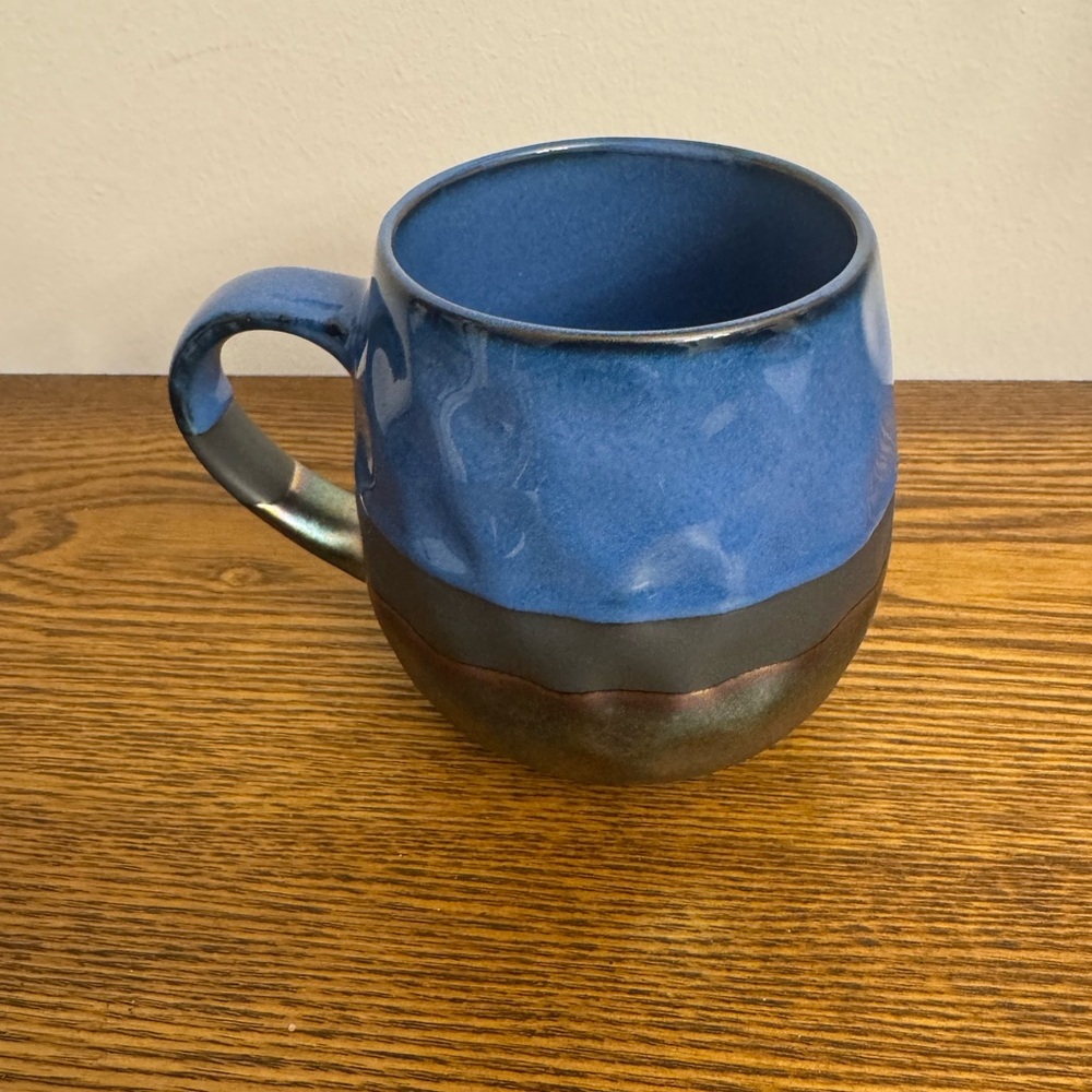 Roscher Stoneware Artisan Jumbo Coffee Mug EUC